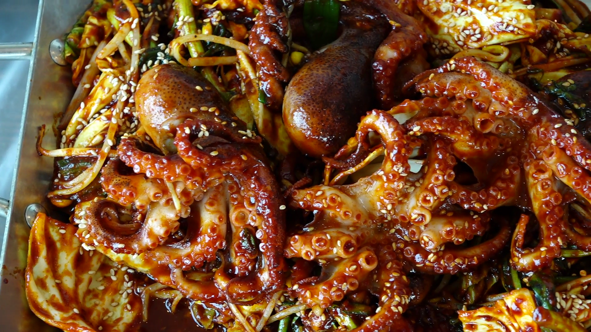 주꾸미 철판요리